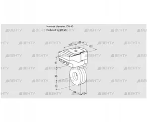 IBA40/25Z05/20-15W3T (88302162) Дроссельная заслонка Kromschroder