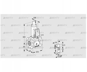 VAS7T80A05LQGRE/4P/P3 (88205206) Газовый клапан Kromschroder