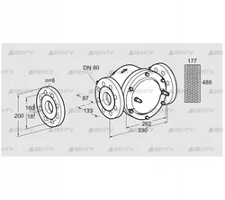 GFK 80F10-6 (81943190) Газовый фильтр Kromschroder