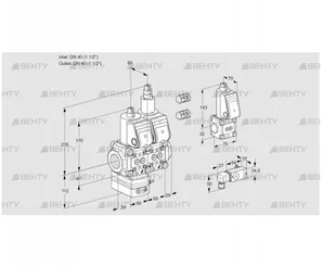 VCD2E40R/40R05D-50LWR3/3--4/PPBS (88106721) Регулятор давления Kromschroder