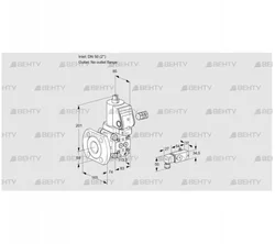 VAS350/-F/NKGR (88028644) Газовый клапан Kromschroder