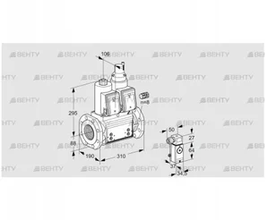 VCS780F05NLWR3B/4-PP/2-P2 (88204105) Сдвоенный газовый клапан Kromschroder