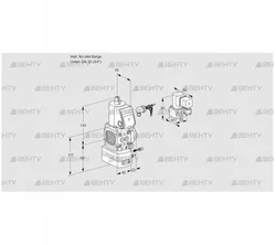 VAG1-/20R/NWAE (88016078) Газовый клапан с регулятором соотношения Kromschroder