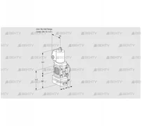 VAG1T-/15N/NQSLBA (88033103) Газовый клапан с регулятором соотношения Kromschroder