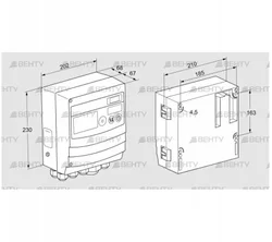 BCU460W8P2C0D0000K1E0-/LM400WF0O0E1- (88680374) Блок управления горением Kromschroder