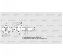 BIC 65HD-400/435-(98)F (84031054) Газовая горелка Kromschroder