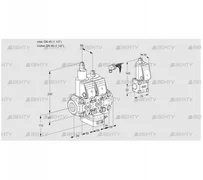 VCH2E40R/40R05LHEVWR/PPPP/BSPP (88105735) Клапан с регулятором расхода Kromschroder