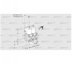 VCG2E40R/40R05NGEQL3/MMMM/PPPP (88101204) Клапан с регулятором соотношения Kromschroder