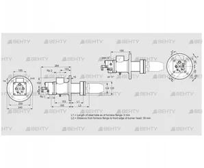 BIC 100HML-0/35-(79)E (84033119) Газовая горелка Kromschroder