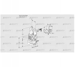 VAG1-/25R/NWAE (88013086) Газовый клапан с регулятором соотношения Kromschroder