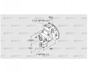 TJ28.0075-A3AMBHNF5D9XSB2 (85401304) Газовая горелка Kromschroder