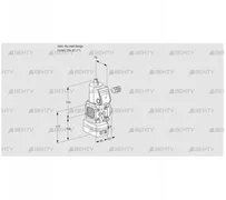 VAV1-/25R/NWAK (88013153) Газовый клапан с регулятором соотношения Kromschroder