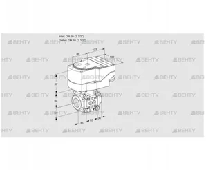 IFC3T65/65N05-40PPPP/20-60Q3E (88302581) Регулирующий клапан с сервоприводом Kromschroder