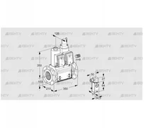 VCS8100F05NLWR3B/PPPP/2-P4 (88205336) Сдвоенный газовый клапан Kromschroder