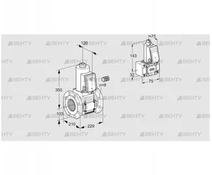 VAS8100F05NW3E/B-/PP (88206516) Газовый клапан Kromschroder