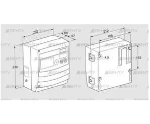 BCU460W8P0C0D0000K1E1-/LM400WF3O0E1- (88680089) Блок управления горением Kromschroder