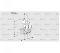 VCS3T50N/50N05LNQR/PPPP/PPPP (88106985) Сдвоенный газовый клапан Kromschroder