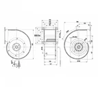 Центробежный вентилятор ebmpapst G4D180BD2817