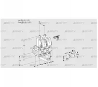 VCV2E40R/40R05NVKWR/2-PP/PPPP (88104231) Клапан с регулятором соотношения Kromschroder