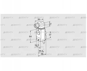 DG 60/60VC4-6W (84448930) Датчик-реле давления газа Kromschroder