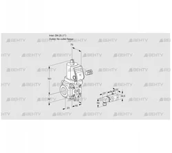 VAS125/-R/NKGR (88032867) Газовый клапан Kromschroder