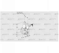 VAS350R/NW (88024486) Газовый клапан Kromschroder