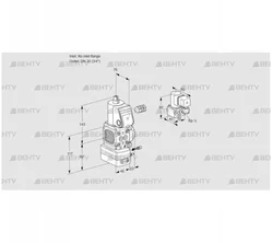 VAG1-/20R/NWAE (88011064) Газовый клапан с регулятором соотношения Kromschroder