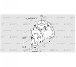 TJ28.0300-A1AHATND2E8WAN1 (85401078) Газовая горелка Kromschroder