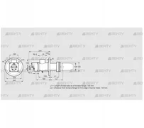 BIC 100RB-100/135-(109)E (84033229) Газовая горелка Kromschroder