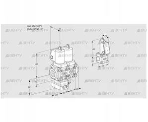 VCD1T25N/25N05D-50NKGL/PPZS/PPPP (88104059) Регулятор давления Kromschroder