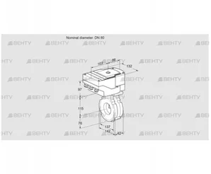 IBG80W05/40A2A (88300641) Дроссельная заслонка Kromschroder