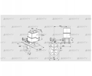 IDR50Z03D100GDW/50-60W30E (88302670) Дроссельная заслонка Kromschroder