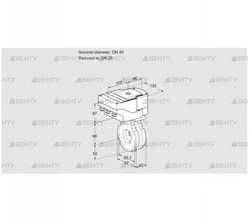 IBG40/25W05/20-30Q3T (88302801) Дроссельная заслонка Kromschroder