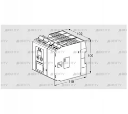 FCU500WC1F1H1K2-E (88621462) Автомат безопасности агрегатов Kromschroder