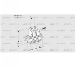 VCS1E15R/10R05NNVWR/MMMM/PPPP (88103963) Сдвоенный газовый клапан Kromschroder