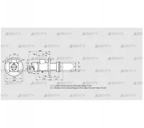 BIC 80RB-0/35-(6)E (84032011) Газовая горелка Kromschroder