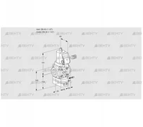 VAH240R/NQSRAE (88032301) Клапан с регулятором расхода Kromschroder