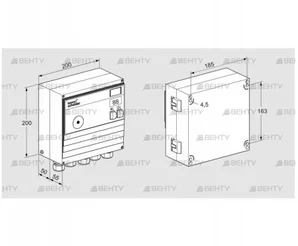 BCU465-5/1LW3GBA (88613408) Блок управления горением Kromschroder