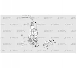 VAS1T-/25N/LQSR (88019069) Газовый клапан Kromschroder