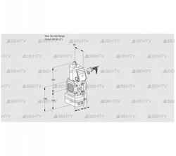 VAD3-/50R/NW-50A (88031142) Газовый клапан с регулятором давления Kromschroder