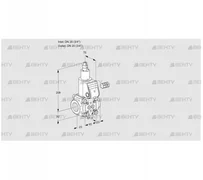 VAS120R/LW (88020403) Газовый клапан Kromschroder