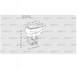 IFC110/10R05-15PPPP/20-60Q3T (88301909) Регулирующий клапан с сервоприводом Kromschroder