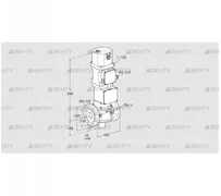 VK 125F10W5HXA43 (85314515) Газовый клапан с приводом Kromschroder