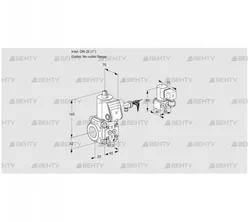 VAS125/-R/NW (88032302) Газовый клапан Kromschroder