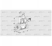 VCS8100F05NLKGRB/PPPP/PPPP (88206932) Сдвоенный газовый клапан Kromschroder