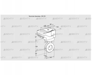 IBAF50Z05/40A2AR10 (88302836) Дроссельная заслонка Kromschroder