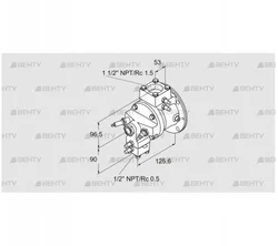 TJ28.0015-A2AMSCPA4C9FSN0 (85401151) Газовая горелка Kromschroder