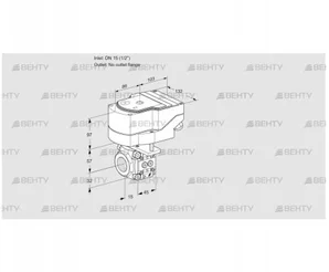 IFC115/-R05-15PPPP/20-60W3TR10 (88300452) Регулирующий клапан с сервоприводом Kromschroder