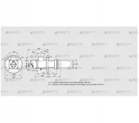 BIC 100RB-400/435-(109)E (84033259) Газовая горелка Kromschroder