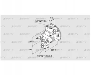 TJ28.0025-A1AHATNA9D2FSB0 (85401308) Газовая горелка Kromschroder